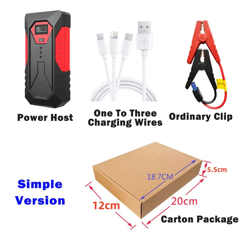 Car Booster 30000mAh – Emergency Kit