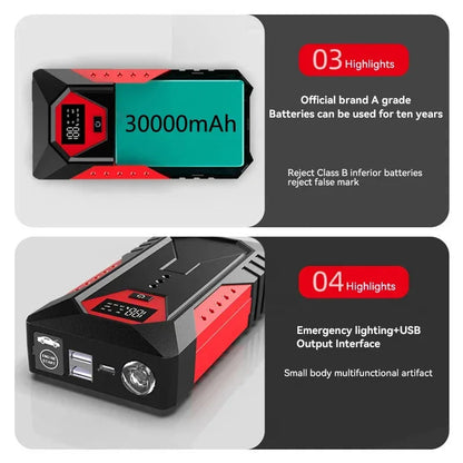 Car Booster 30000mAh – Emergency Kit