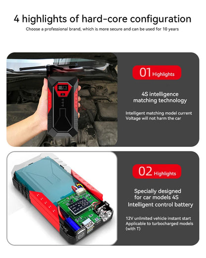 Car Booster 30000mAh – Emergency Kit