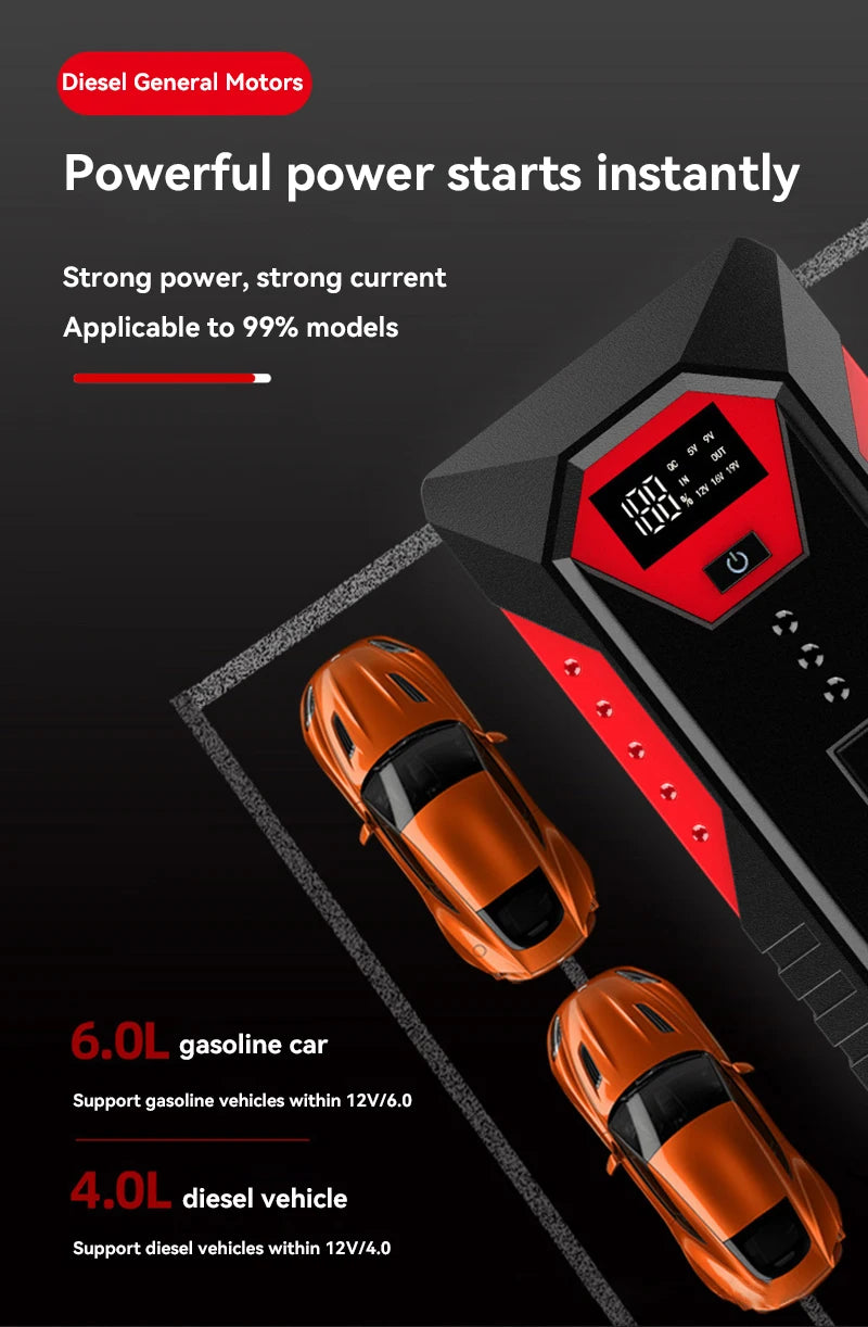 Car Booster 30000mAh – Emergency Kit